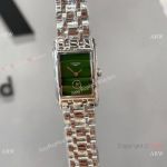 Copy Longines DolceVita Quartz Green lacquered Dial Stainless Steel